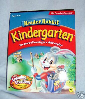 READER RABBIT KDG WITH LEARNING CREATIONS  