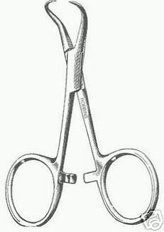 Backhaus Towel Clamp Forceps 3.5 Surgical Dental Inst  