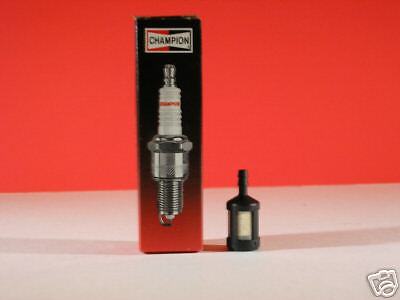 HOMELITE TUNE UP PARTS, NEW FUEL FILTER & SPARK PLUG XL  