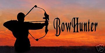BOWHUNTER ARCHERY CUSTOM LICENSE PLATES WITH LETTERS  