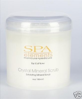 EzFlow Crystal Mineral Scrub 6oz   Spa Elements  