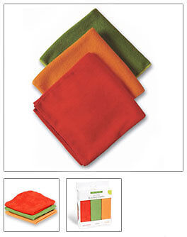 Silvermark microfiber kitchen cloths 3 pc Set NEW 801575052216  