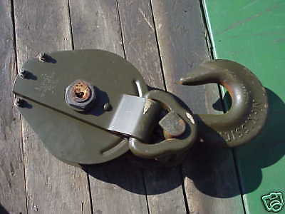 Snatch Block McKissick 8 inch 10 ton Capacity Unused  