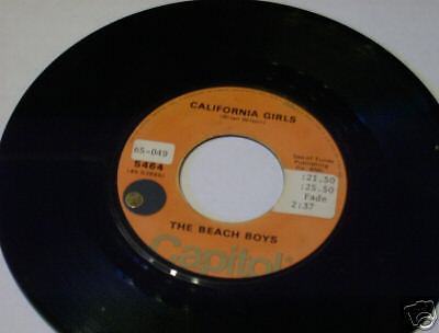 THE BEACH BOYS California Girls 45 Capitol*  