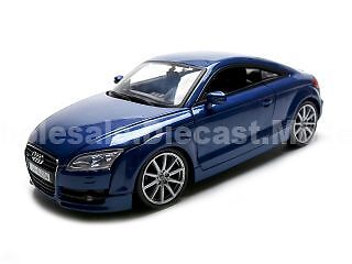 2007 AUDI TT COUPE BLUE 118 DIECAST CAR MODEL  