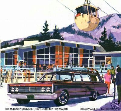 1965 MERCURY COMMUTER ~ STATION WAGON ~ MAGNET  