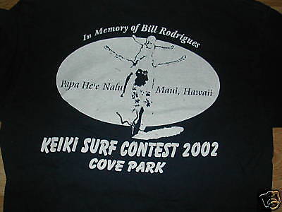 Papa Hee Nalu Keiki Surf 2002 Hawaiian Event Tshirt S  