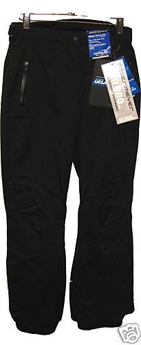 WOMENS OBERMEYER ATHENS SKI SNOWBOARD PANTS BLK 14 LONG  