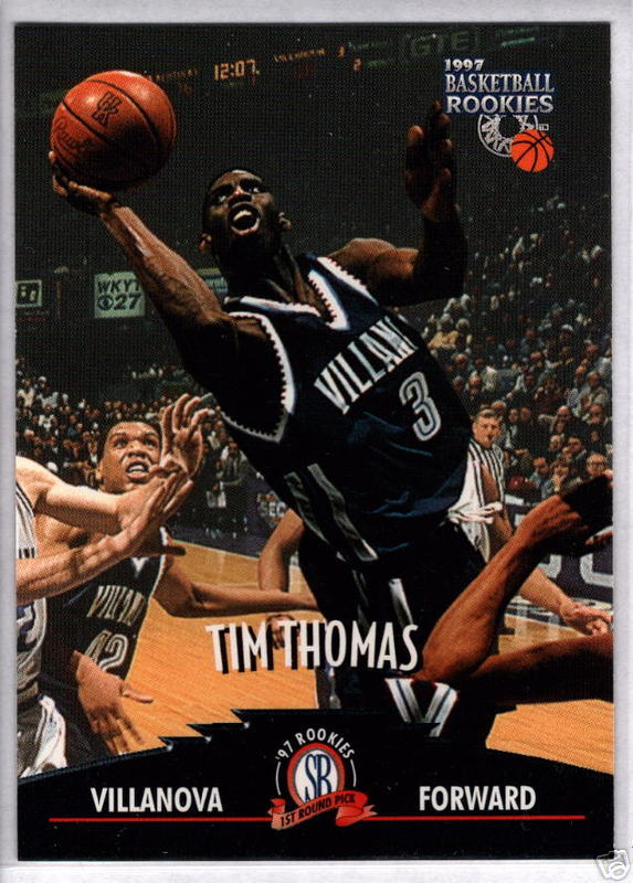 TIM THOMAS 1997 Scoreboard Rookies #52 Villanova  