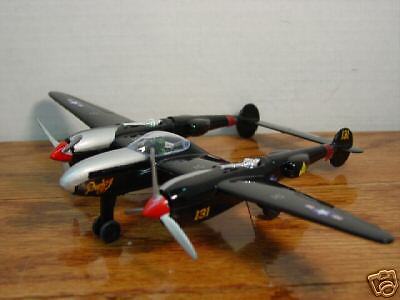 72 Scale Black P 38 J/L Lightning WW II Aircraft  