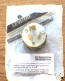 NEW LEVITON 4570C PLUG HBL4570C 15 Amp 250 Volt L6 15P  