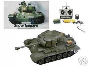 GERMAN SNOW LEOPARD AIRSOFT REMOTE CONTROL TANK NEW   