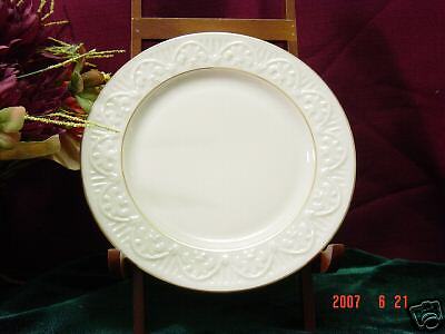 Lenox Matelasse Butter/Bread Plate Brand NEW with tags USA first quality ivory