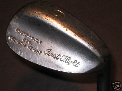 Vintage FIRST FLIGHT golf 9 Iron Swing Weight club  