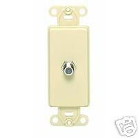 White Coaxial Jack #022 40681 00W by Leviton Mfg.  