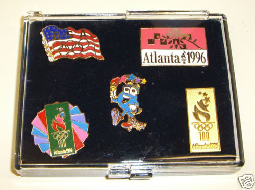ATLANTA 1996 Olympic Classic Collector 5 Pin Set Izzy  