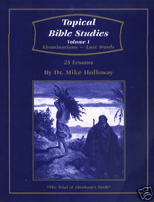 KJV Sunday School Lessons Topical Bible Studies Vol. 1  