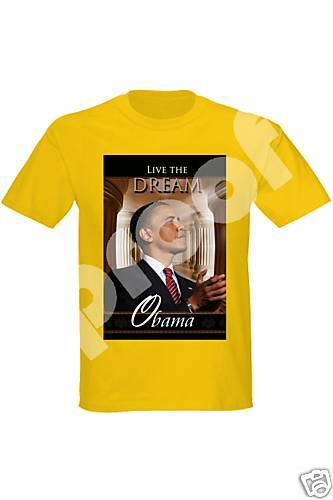 Heat transfer Barack Obama t shirt  