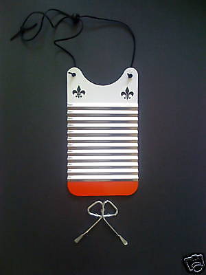 Louisiana Handmade Miniature Washboard Zydeco Cajun Fun  