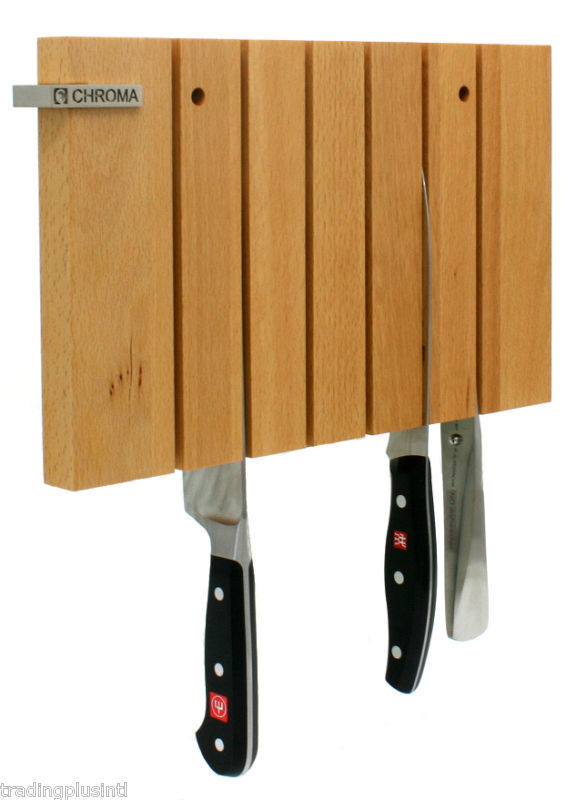 Chroma P14 Wall Mounted Magnetic Knife Block 6 slots  