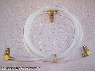 1965-1968 Ford Galaxie 500, XL new convertible top hydraulic hoses, line set