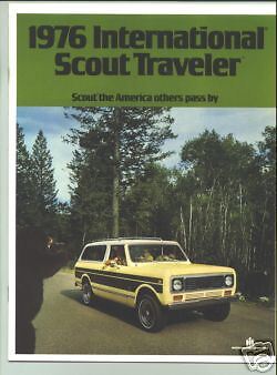 1976 IH Scout Traveler Sales Catalog  