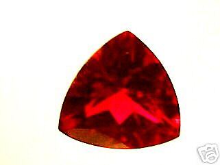 Synthetic Hydrothermal Ruby Trillion 6 mm  