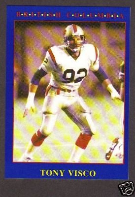 1990 JOGO CFL Football Tony Visco #92 BC Lions  