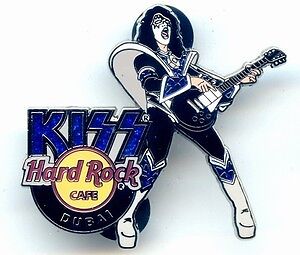 KISS Hard Rock Cafe Pin Dubai LE 300 Ace Frehley  