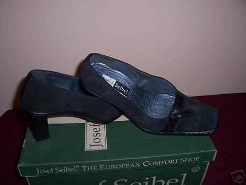 Joseph Seibel Womens Black Heel US 6.5~ 7 Euro 37  