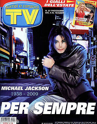 TV Sorrisi 27 09 Michael Jackson 1958 2009