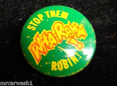 VINTAGE ANTIQUE BATMAN PIN BACK BUTTON LOT 1940 1966 ++  