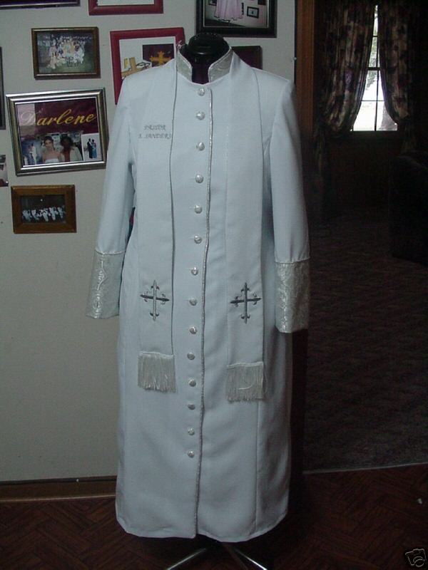 Custom Clergy Robe/Dress, optional stole  