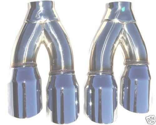 Corvette Camaro Firebird Trans Am Pair Exhaust Tips NEW  