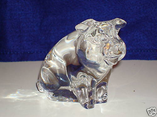 NEW Princess House Crystal Pets Pig (Penelope) 6537  