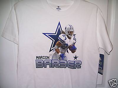 MARION BARBER Dallas Cowboys Shirt Boys Large 14/16 NWT  